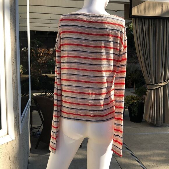 Socialite Striped Knit Thin Sweater Sz XS - Picture 6 of 8